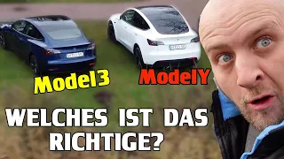 ✅ Tesla Model Y vs  Model 3 Vergleich   Familien Auto ?