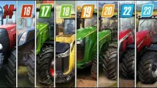 Fs14, Fs16, Fs17, Fs18, Fs19, Fs20, Fs22, Fs23 - Porównanie Gameplay