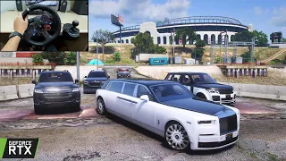 GTA 5 - Rolls-Royce Phantom VIII Limousine | RUSSIAN MAFIA CONVOY | MAFIA GANG WAR