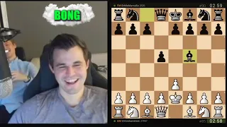 Magnus Carlsen plays the Bongcloud against an FM!