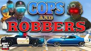 Cops and Robbers! | GTA 5 Manhunt