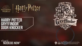 Harry Potter Gryffindor Door Knocker Unboxed | Nemesis Now