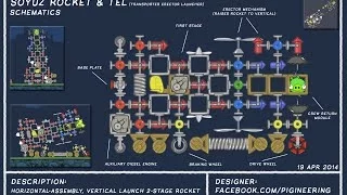 Bad Piggies Soyuz Transporter / Launcher Simulation