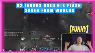 G2 Jankos Used His Flash Saved From Worlds [FUNNY]