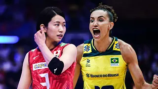 Gabriela Guimarães Gabi VS Sarina Koga | Brazil vs Japan | Women's VNL 2024