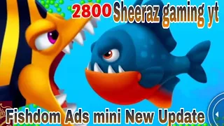 Fishdom Ads mani game Hungry fish2.4 new  fishdom Video update Trailer