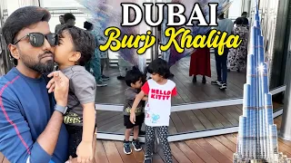 துபாய் BURJ KHALIFA Surprise to JO & Jaden !! Tallest Tower in the world | DAN JR VLOGS