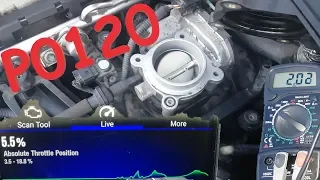 Mercedes w203 C200 TPS (throttle possition sensor) Test