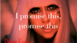 Lady GaGa - Poker Face (Clean) [Lyrics] (HD)