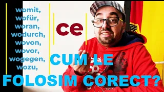 🆗 Cum  folosim întrebările șmechere corect? Wofür, womit, woran la limba  germana cu DOKTOR GERMAN🆗