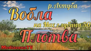 Русская Рыбалка 4 р Ахтуба Вобла  Плотва 08 07 23