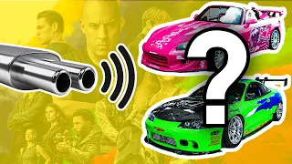 Guess The Fast & Furious Car by The Sound Part 2 | Car Quiz Challenge