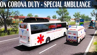 Coronavirus Covid19 Speical Ambulance Speed Testing | ETS2 Mod | Euro Truck simulator with mod