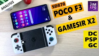 The $300 Poco F3 SD870 + Gamesir X2 - Testing 20 HARDEST Dreamcast, PSP and Gamecube Games