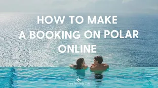 How to make a booking on POLAR online