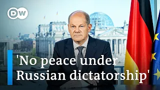 Scholz commemorates WWII as new war rages in Ukraine | DW News