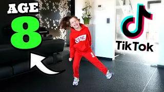 8 Year Old Kid Dances Every Viral TikTok Song In 1 Take
