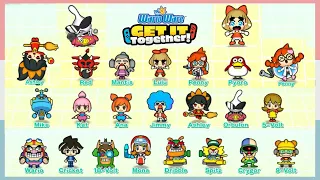 All Characters Voice Speeches & Cute Animations *Victory Poses* In WarioWare: Get It Together