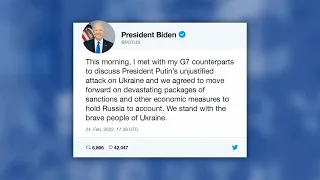 Biden: "Verheerende" Sanktionen der G7 gegen Russland | AFP