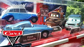 A Gem From The Good Old Days... Disney Store Cars Save The Queen Diecast Set (Finn, Axlerod, Mater)!