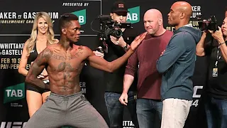 ISRAEL ADESANYA Face off ▶ TOP-5 WEIGH-INS in UFC ◀ BEST STAREDOWNS by Adesanya [HD]