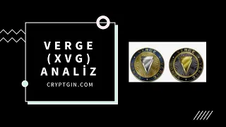 #XVG VERGE  ANALİZ #btc #cryptocurrency