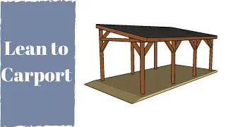 How to Build a Lean to Carport