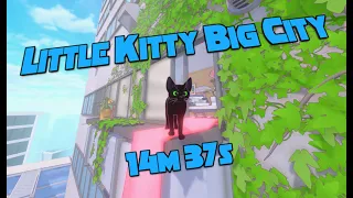 14m37s Little Kitty Big City Speedrun GetHome%