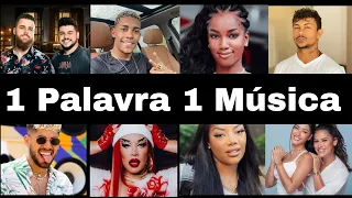 DESAFIO 1 PALAVRA 1 MÚSICA do Tiktok #01 | HOJE QUIZ