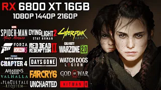 RX 6800 XT + Ryzen 7 5800X3D | Test in 20 Latest Games | 1080P, 1440P & 4K in 2023