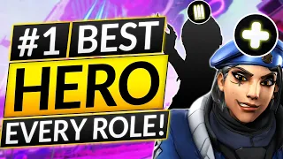 1 MOST BROKEN HERO of EVERY ROLE for OVERWATCH 2 - MAIN THESE HEROES - PRO TIPS GUIDE