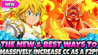*THE NEW & BEST WAYS TO INCREASE YOUR CC* F2P PLAYERS TAKE ADVANTAGE OF THIS (7DS Grand Cross Guide