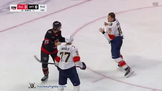 Matthew Tkachuk vs Jake Sanderson Nov 27, 2023