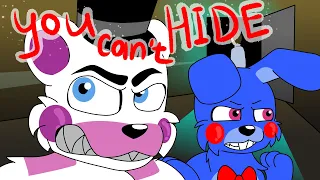 You can't hide - fnaf sister location song by CK9C  |fan animation|