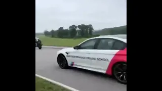 New BMW M5 vs BMW S1000RR Superbike