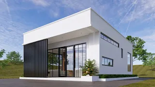 Sleek and Modern 2 Bedroom House Design 10m x 7m