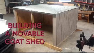 building a movable goat shed