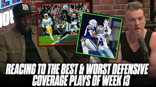 The Best And Worst Defensive Back Plays Of NFL Week 13 With Darius Butler | Pat McAfee Show