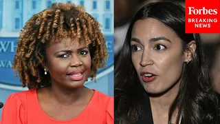Karine Jean-Pierre Dodges Question About Concerns From Dems Like AOC On Senate Foreign Aid Bill