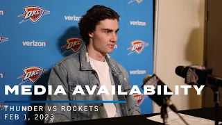 OKC Thunder Full Media Availability | Post Game at Houston Rockets | February 1, 2023