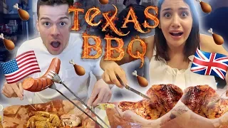 British FIRST TIME Trying Texas BBQ Food 🍗 | Texas Series