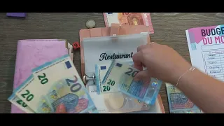 Enveloppe budget : remplissage pour le mois d'octobre #budget #enveloppesbudget #envelope