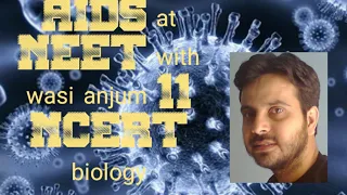 AIDS at NEET with wasi anjum | Human health and disease | 11th biology