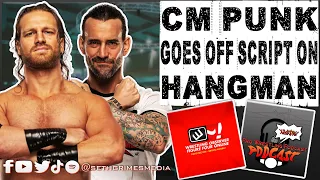CM Punk Goes OFF SCRIPT on Hangman Adam Page on AEW | Clip from Pro Wrestling Podcast Podcast | #aew