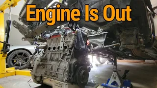 V5: Honda Prelude How to Drop/Remove a Engine #mechanic #prelude #h22a