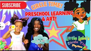 Circle Time| Toddler Learning - Preschool| Counting, Shapes, Weather, Colors| Spring| Rabbits| Art