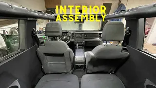 Installing the Airbags & Completing the Interior on the Salvage Bronco