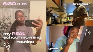 my REAL 6:30 AM school morning routine *8th grade*