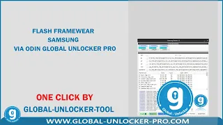 Flash Samsung Firmware Via Global Unlocker Pro