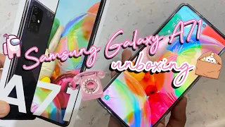 Samsung Galaxy A71 unboxing 💜📲